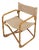 Mid-Century Modern Folding Director Chair in Bamboo and Fabric, Italy, 1960s For Sale