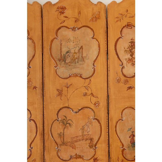 French 18th Century French Three Panel Screen For Sale - Image 3 of 7