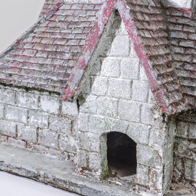 20th Century French Folk Art Concrete Model of Church For Sale - Image 11 of 18