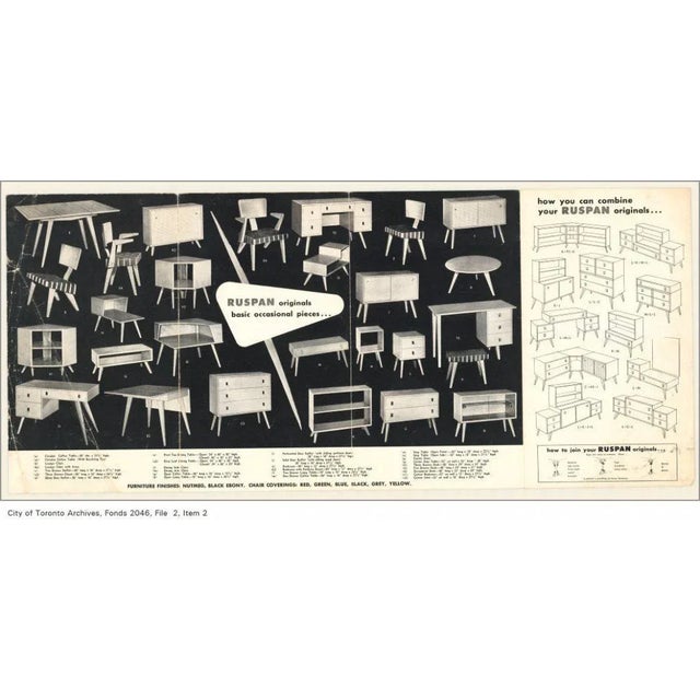 Wood 1950s Vintage Russell Spanner "Ruspan" Arm Chair For Sale - Image 7 of 13