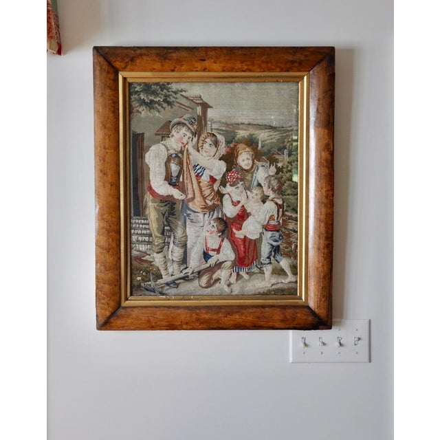 Antique Needlepoint Tapestry For Sale - Image 13 of 13