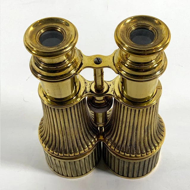 Metal Solid Brass Marine Binoculars For Sale - Image 7 of 7
