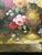 Late 20th Century Late 20th Century Large Original Vibrant Floral Still Life Oil on Canvas For Sale - Image 5 of 12