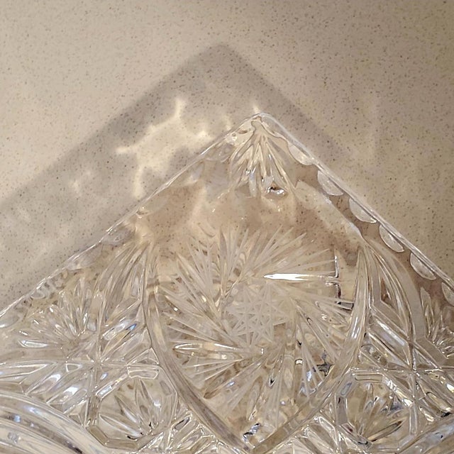 Early 20th Century Cut Crystal Napkin Holder Chairish