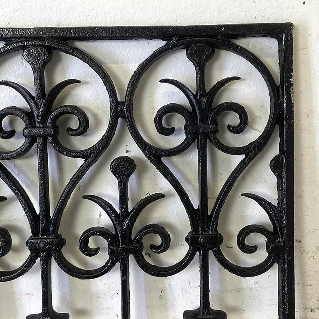Antique Cast Iron Grill For Sale - Image 3 of 8