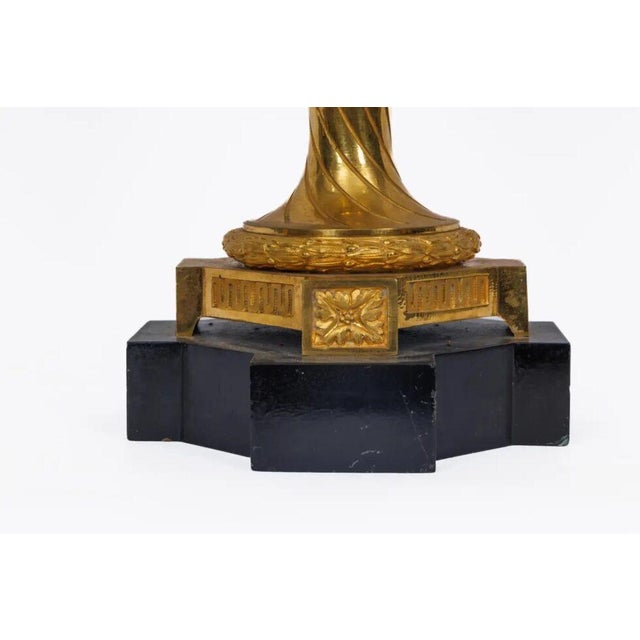A Magnificent Pair of French Louis XVI Style Ormolu Vases For Sale - Image 4 of 12