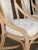 Vintage Coastal Twisted Stick Rattan Dining Chairs-Set of Six For Sale - Image 9 of 13