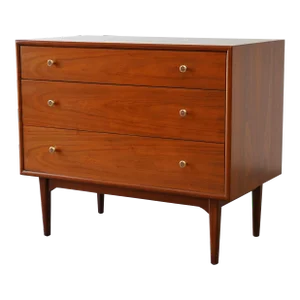1960s Kipp Stewart for Drexel Declaration Mid Century Walnut Chest of Drawers