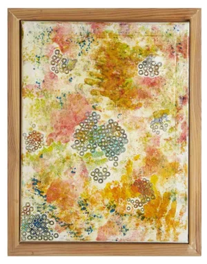 Frida & Raul, Cells, Mixed Media, 2020, Framed