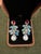 Gemstone Bochic "Orient" Vintage Ruby, Opal & Sapphires Earrings Set 18K Gold & Silver For Sale - Image 7 of 18