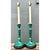 Green Vintage Green Lacquered Candlestick Table Lamps - Pair For Sale - Image 8 of 12