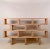 Verticale' Four Shelves Polished Oak Shelving Unit For Sale - Image 11 of 11
