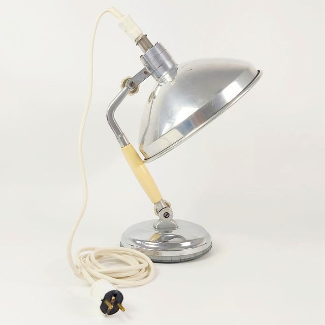 Mid-Century Industrial Table Lamp by Kurt Rosenthal, Germany, 1950s For Sale - Image 10 of 11