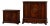 Pair of Vintage Baker Mahogany Cabinets – Neoclassical Sideboard & Entry Console With Carved Urn Motifs For Sale