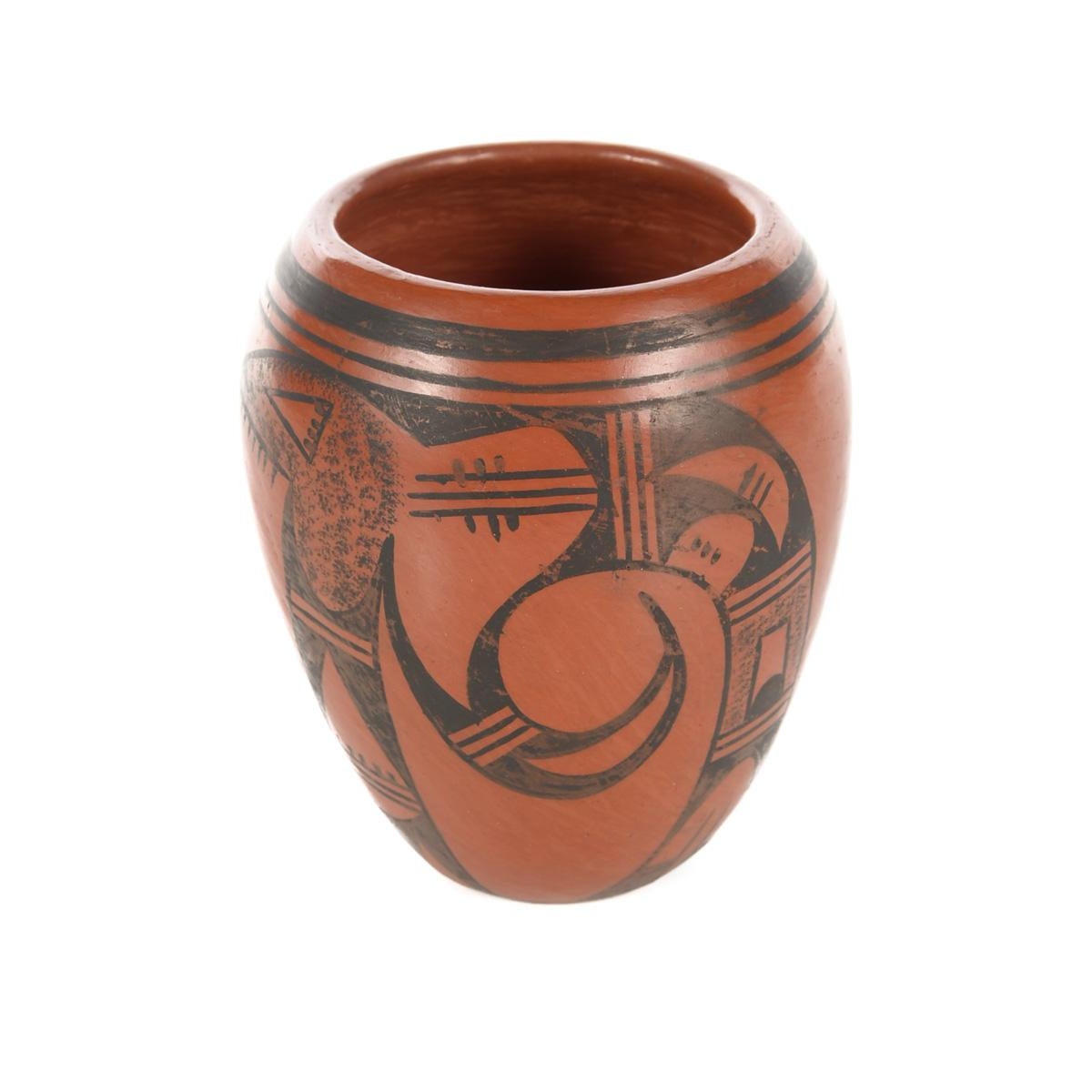 Hopi Native American Style Red Pottery Vintage Vase Chairish