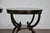 English Midcentury Period Dark Lacquered Side Tables with Neoclassical Accents For Sale In Atlanta - Image 6 of 12