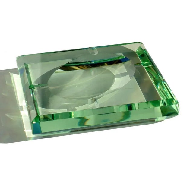 Ashtray by Fontana Arte. Italy, 1950s. Glass in perfect condiction. I have official proof of authenticity such as vintage...