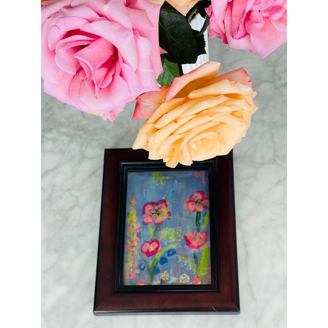 Abstract 1970s Mini Abstract Hedgehog Garden 2 Series by Elia Framed For Sale - Image 3 of 5