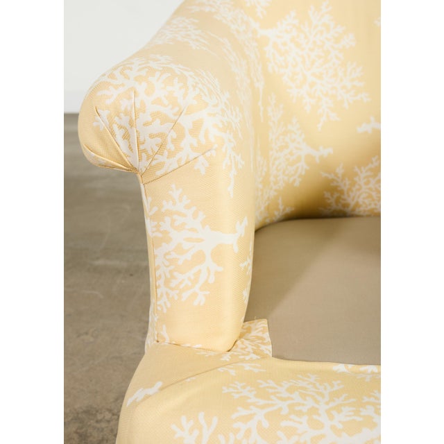 Pair of A. Rudin Attributed White Coral Over Butter Club Chairs For Sale - Image 15 of 18