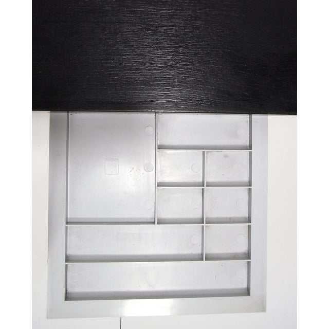 Writing Desk in Black Stained Oak by Herbert Hirche for Christian Holzäpfel KG, Germany, 1960s For Sale - Image 9 of 18