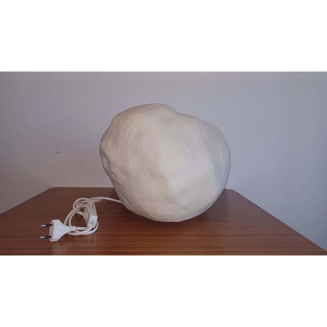 Mid-Century Modern Stone-Effect Lamp from Heico, 1980s For Sale - Image 3 of 11