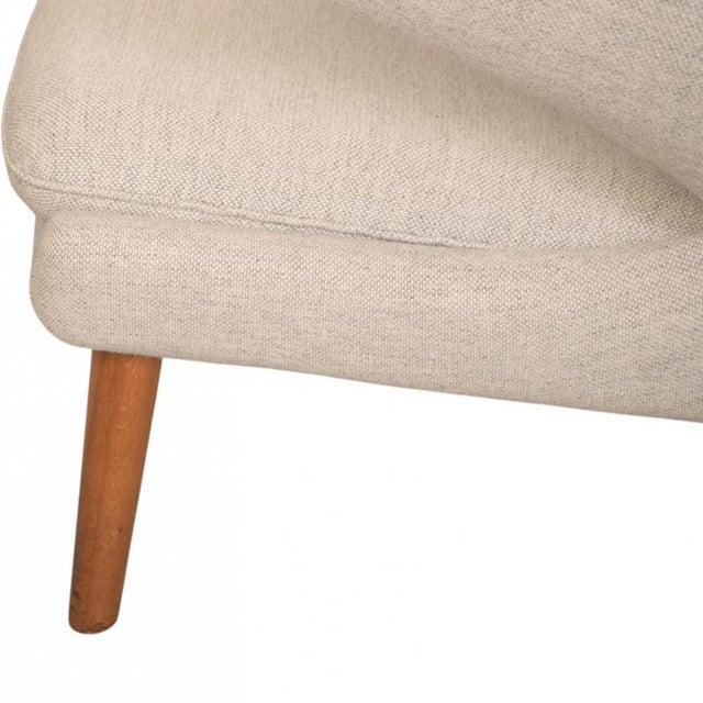 Papa Bear Chair in Grey Hallingdal Fabric by Hans J. Wegner, 1960s For Sale - Image 15 of 18