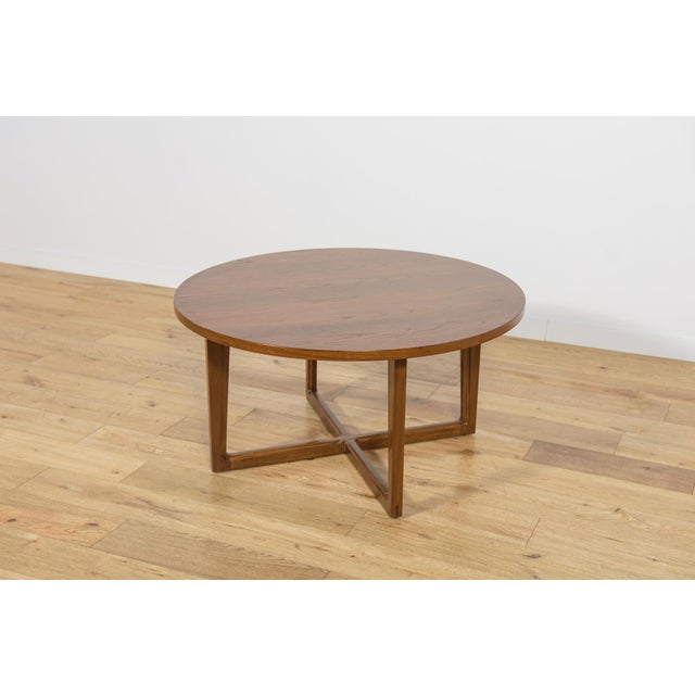 Mid-Century Round Teak Coffee Table from Remploy, United Kingdom, 1970s For Sale - Image 13 of 13