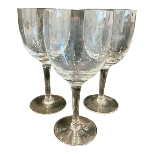 Vintage Wine Glasses- Set of 3 For Sale