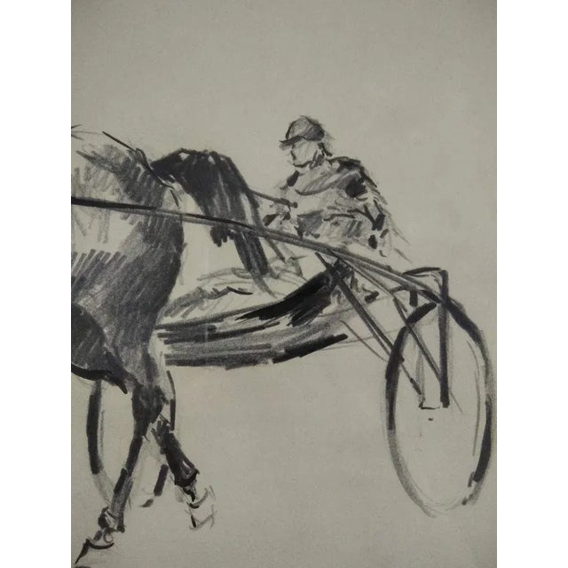 Contemporary Joan Albert, Horse, 1980, Pencil on Paper For Sale - Image 3 of 7