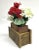 Rustic Wood Flower Frog Brick Vase by Some Like It Rough For Sale In Portland, ME - Image 6 of 12