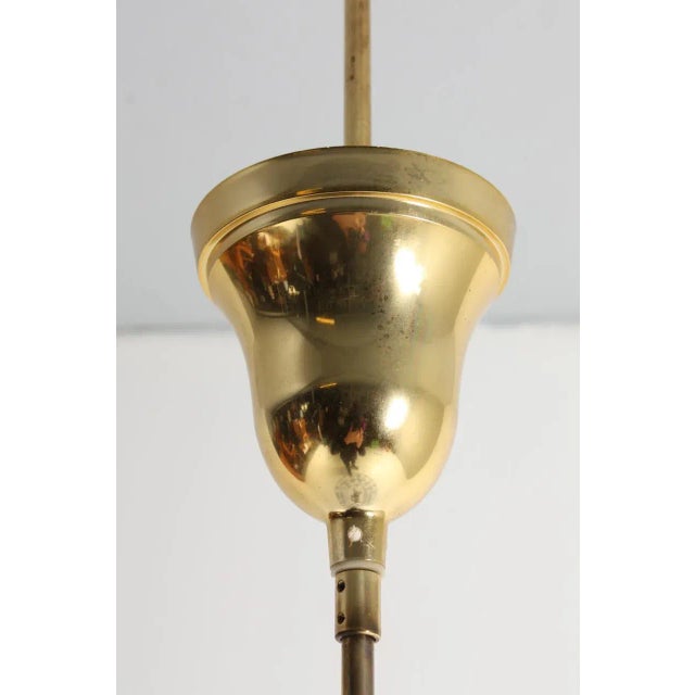 Italian Glass Chandelier, 1950s For Sale - Image 6 of 11