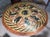 1920s Large Round Wrought Iron Table with Scagliola-Style Painted Wooden Top, 1920s For Sale - Image 5 of 7