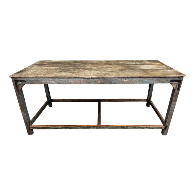 Vintage Farm Work Table For Sale
