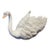 Vintage MCM Lladro White Swan Figurine #6175 Made in Spain For Sale
