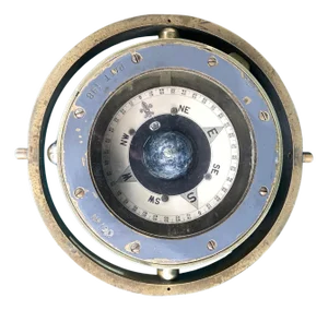 Antique Maritime Navy Compass