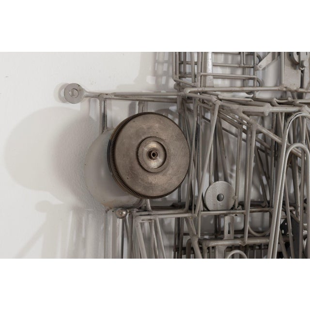 1980s 1980s Max Neufeldt Metal Collage –Assemblage Sculpture For Sale - Image 5 of 7