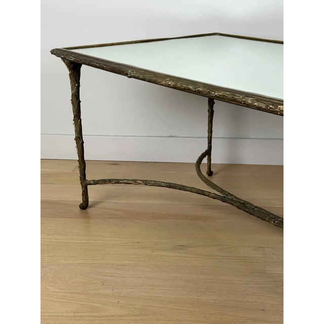 Rare Maison Jansen Bagues Gilt Bronze Coffee Table A-List For Sale In Los Angeles - Image 6 of 12