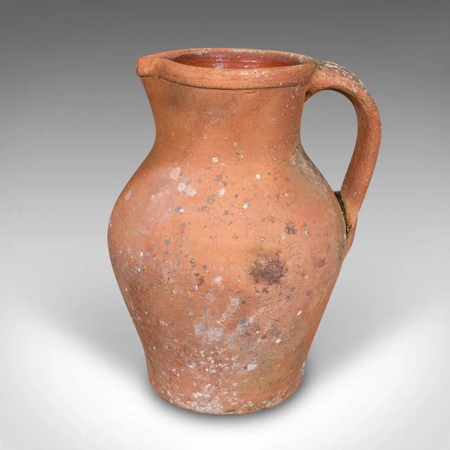 1960s Vintage Planter Jug, Italian, Terracotta, Ornamental Garden Flower Pot, Patio For Sale - Image 5 of 10