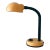 Vintage 90s Orange Gooseneck Desk Lamp For Sale