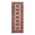 Bohemian Kazak Wade Gray/Beige Wool Runner Rug- 2'10''x8'0'' For Sale