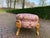 1970s French Louis XVI Gold Beech Purple Bench - 1 Pc For Sale - Image 6 of 10