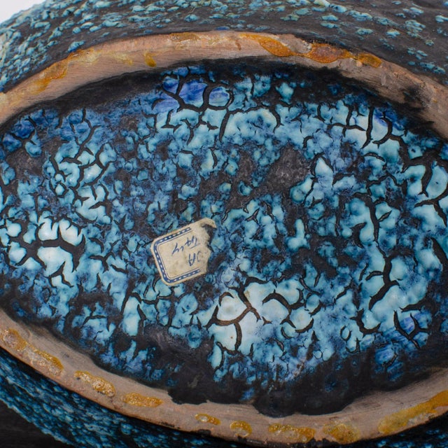 Blue Marcello Fantoni Vase, C.1950s For Sale - Image 8 of 9