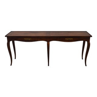 Henredon Sofa / Hall Table Console For Sale