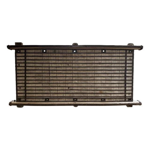 Rustic Antique-Style Ox Cart Bar Cart | Old World Wood & Iron For Sale