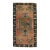 Turkish Mini Rug Oriental Hand Knotted Vintage Rug 1'6" x 2'8" #21241 For Sale