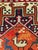 Red Large Caucasian Soumak Wool Rug Pillow With Animal Motifs For Sale - Image 8 of 13