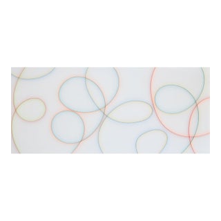 Contemporary Abstract Cast Acrylic and Spray Paint "Harlequin" by Tom Henderson For Sale