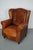Vintage Dutch Cognac Colored Leather Club Chair For Sale - Image 4 of 18
