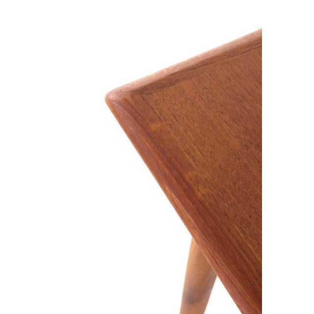 Brown Danish Extendable Rectangular Siem Dining Table For Sale - Image 8 of 16