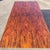 2000 - 2009 Mid-Century Modern Flamed Wood Veneer Dining Table with Brass Feet, 1960s For Sale - Image 5 of 18